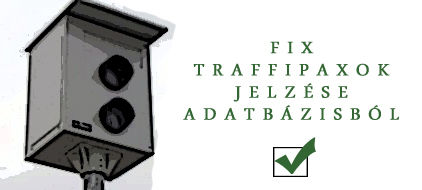 fix traffipaxok jelzése adatbázisból